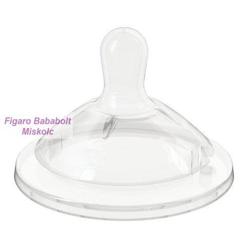 Chicco NaturalFeeling etetőcumi 2 db - gyors folyás (6m+)