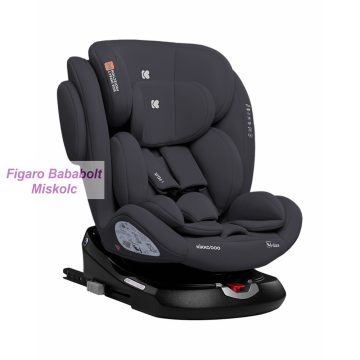   Kikkaboo i-Felix i-Size 360°-ban forgatható 40-150 cm isofixes gyermekülés "sötét szürke"