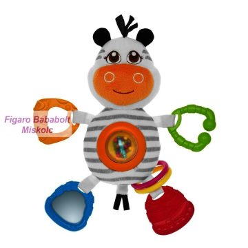 Chicco Mr. Zebra tükrös, rágókás textiljáték