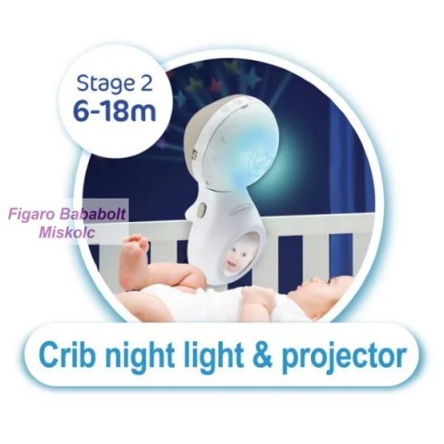 Infantino 3 az 1-ben projektoros zenélő forgó - pink