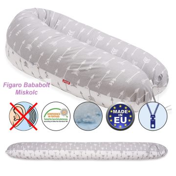 Scamp szoptatós párna "szürke-fehér nyíl"